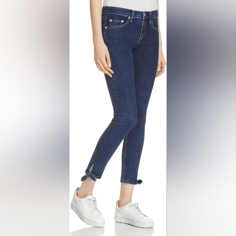 Rag and Bone Stevie Skinny Capri in Paz Dark Wash Size US 27